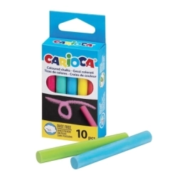 Imagen de Tizas De Colores Carioca X10