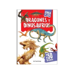 Imagen de Libro Para Armar: Dragones Y Dinosaurios + 50 Stickers