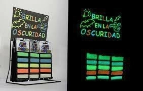 Imagen de Brillantina Surtida Luminosa X 5 Sobres X 20 Blister