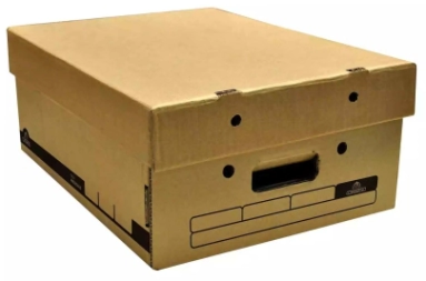 Imagen de Caja De Archivo Baja Americana Premium Tapa Y Base Kraft 43 X 32,5 X 17