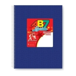 Imagen de Cuaderno Laprida Ab7 T/d 21x27 Azul - 60 Hjs Cuadriculadas