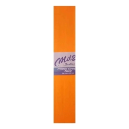 Imagen de Papel Crepe Naranja 50x200 Cm (solo X10 Unidades)