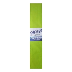 Imagen de Papel Crepe Verde Claro 50x200 Cm (solo X10 Unidades)