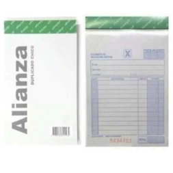 Imagen de Talonario Duplicado Chico Alianza