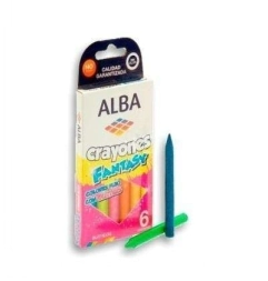 Imagen de Crayones Alba Fantasy Glitter X6