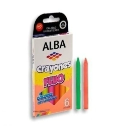 Imagen de Crayones Alba Fluo X6