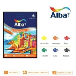 Imagen de Crayones Alba Trad. Chico X6