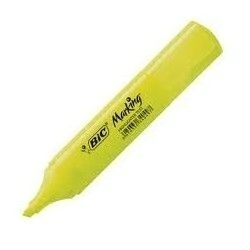Imagen de Resaltador Bic Chato Text Amarillo