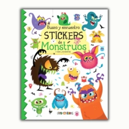 Imagen de Libro Busco Y Encuentro Stickers De Monstruos