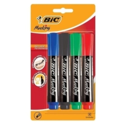 Imagen de Marcador Bic Permanente Marking X4 Surtido