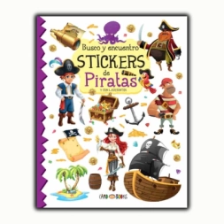 Imagen de Libro Busco Y Encuentro Stickers De Piratas