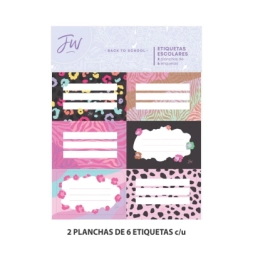 Imagen de Etiquetas Fw Escolares Wild