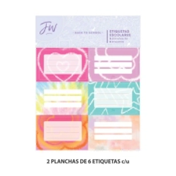 Imagen de Etiquetas Fw Escolares Batik