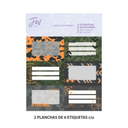 Imagen de Etiquetas Fw Escolares Stay Alert