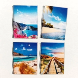 Imagen de Cuaderno Asamblea Paisajes De Playa 21x29,7 Esp 80hr