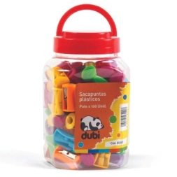 Imagen de Sacapuntas Plastico Tubo X 100 Un. (solo X100 Unidades)