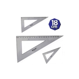 Imagen de Escuadra Rigida Transparente 20cm Util Uno