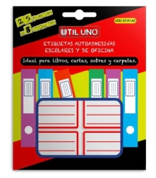 Imagen de Etiquetas Autoadhesivas Azules 25 Planchas