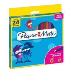 Imagen de Paper Mate Sylvapen Lapices Color Largos X24