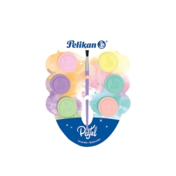 Imagen de Acuarela Infantil Pastel 6 Pastillas Pelikan
