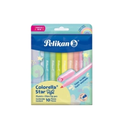 Imagen de Marcador Fino Colorella Star Pastel Estuche X 10 Pelikan