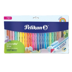 Imagen de Marcador Fino Colorella Star Estuche X 24 Pelikan