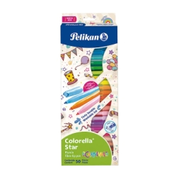 Imagen de Marcador Fino Colorella Star Caja X 50 Pelikan