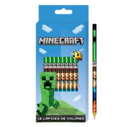 Imagen de Lapices Color Minecraft X12