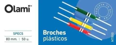 Imagen de Broche P/ Encuad. Plastico X 50 Un.