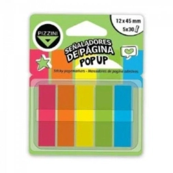 Imagen de Blocks 30 Señaladores Fluo 12x45mm X5