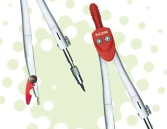 Imagen de Compas Escolar Metalico 125mm Adapt Minaspizzini
