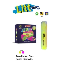 Imagen de Resaltador Translucido Amarillo Util Uno