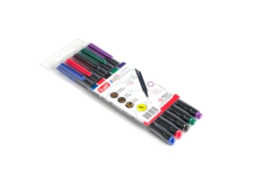 Marcadores Free Liners Colores Clasicos X 5 Surtido Trabi