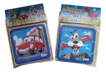 Imagen de Cubi Puzzle X 4 Transporte