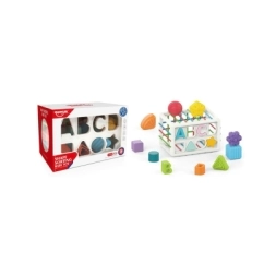 Imagen de Cubo Didactico Grande Con Figuras Geometricas Y Letras