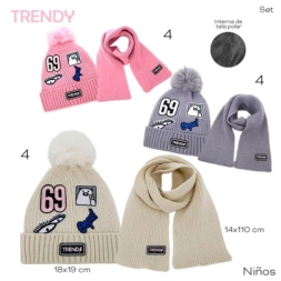 Imagen de Set Gorro Y Bufanda Trendy