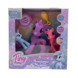 Imagen de Set De Pony X3 Con Accesorios Tiny 24x19x7cm