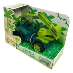 Imagen de Camion Dinosaurio Construccion Ruedas De Goma 32x20x10 Cm