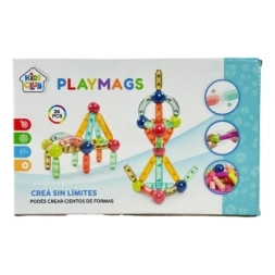 Imagen de Juego De Bloques Magneticos 26 Pzas 27x17x5 Cm