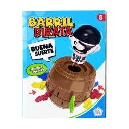 Imagen de Juego De Mesa Barril Pirata 23x17x17 Cm