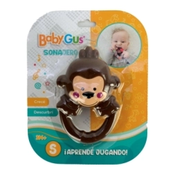 Imagen de Sonajero Monito Baby Gus 15x19x4 Cm