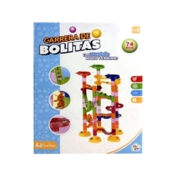 Imagen de Super Carrera De Bolitas 74 Piezas 24x18x8 Cm