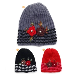 Imagen de Gorro Dama C/flores Bordadas