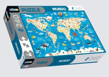 Imagen de Rompecabezas 240pz Dinos/city/mundo Surtido Uniesco