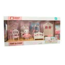Imagen de Set 1 Conejito Dormitorio C/accesorios (yk02625)