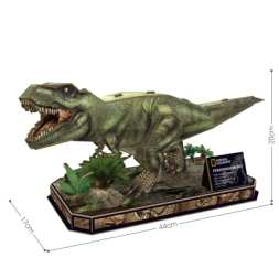 Imagen de Cubic Fun Rompecabezas 3d Tyrannosaurus National Geographic