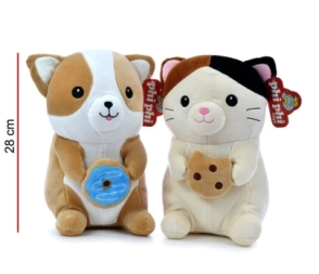 Imagen de Gatos Con Galletita Y Dona 25cm Phi Phi Toys
