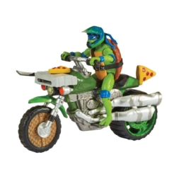 Imagen de Tortugas Ninja - Vehículo Ninja Cycle + Figura  Surt Leonardo