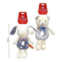 Imagen de Sonajero C/agarre Animalitos 17cm