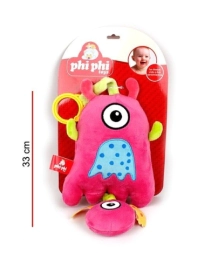 Imagen de Cuneros Musicales Monstruitos 30 Cm Rosa